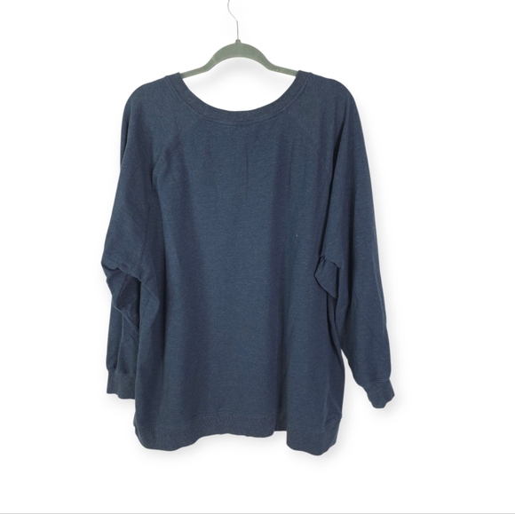 Wildfox Raised Letter Good Vibes Oversize Sweatshirt Sz XXL - Picture 3 of 5